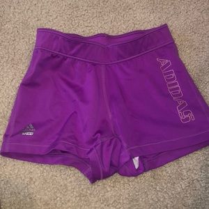 Purple Adidas spandex